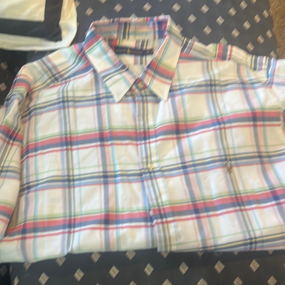Polo by Ralph Lauren Pastel Plaid Button Down Shirt